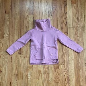 Crewcuts Lavender Pullover Hoodie with Heart Detail